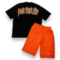 Outfit FuckYourLife San Francisco Nero/Arancio