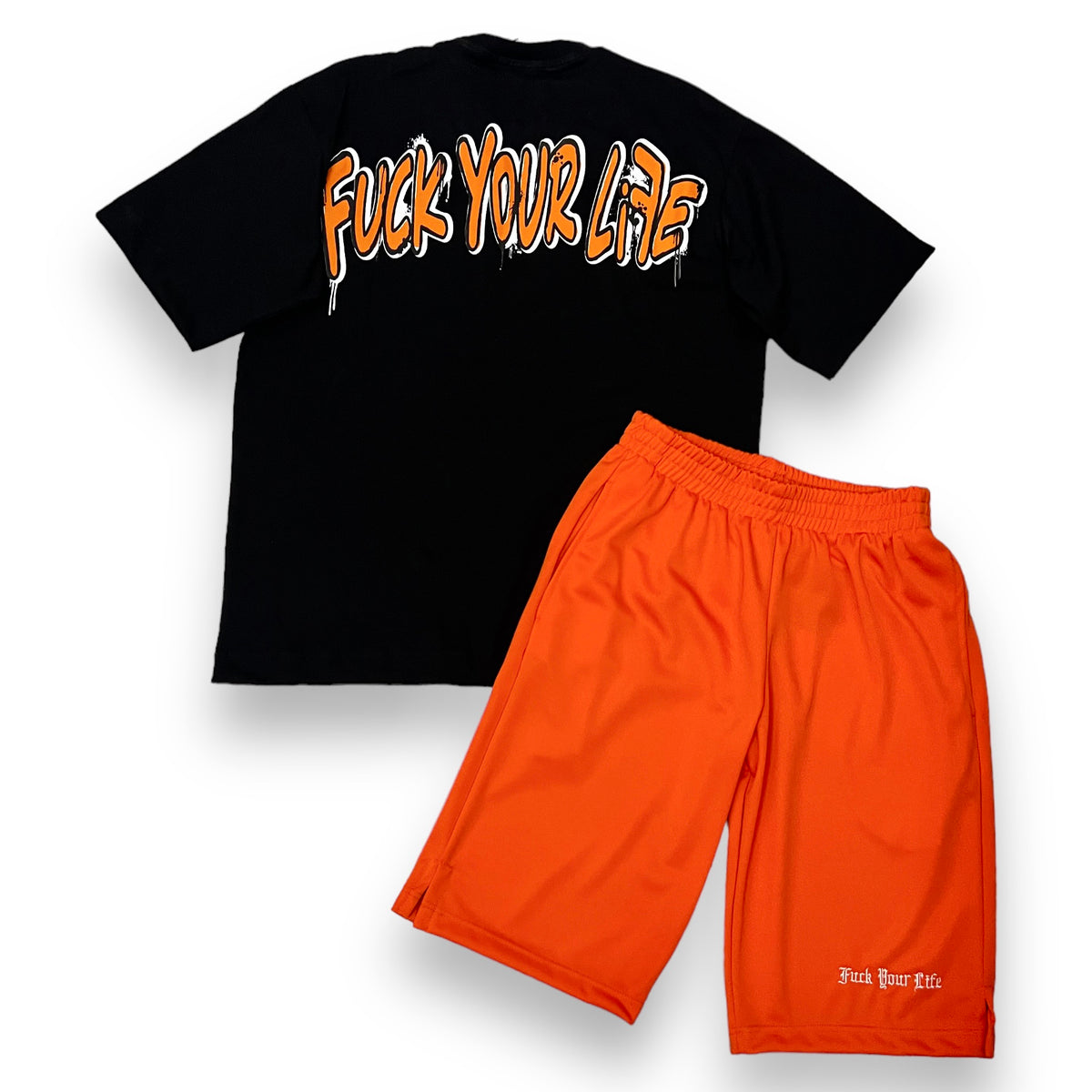 Outfit FuckYourLife San Francisco Nero/Arancio